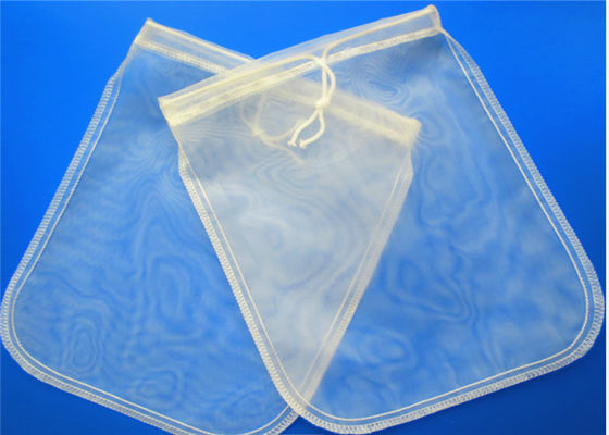 Nylon Mesh Milk Juice Filter Bag Mesh Nut Milk Filter Bag With Drawstring